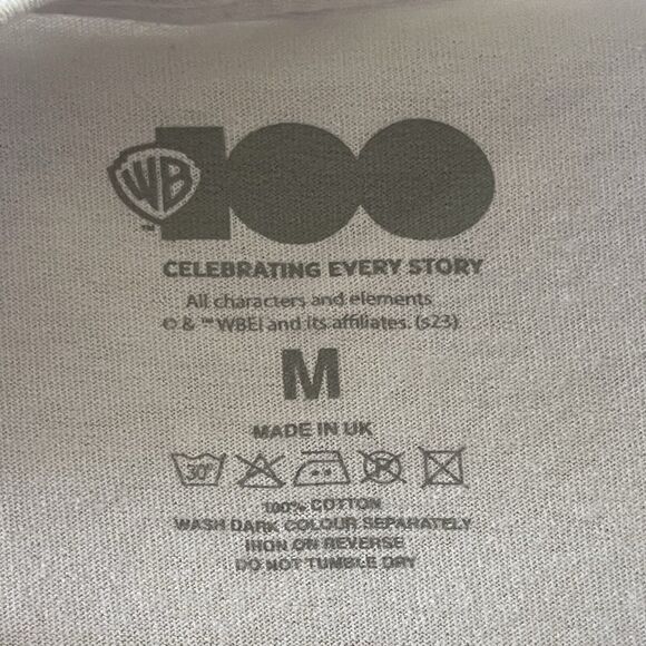 LOONEY TUNES LICENSE T-SHIRT‎ White And Red Size M Made In UK - Picture 3 of 8